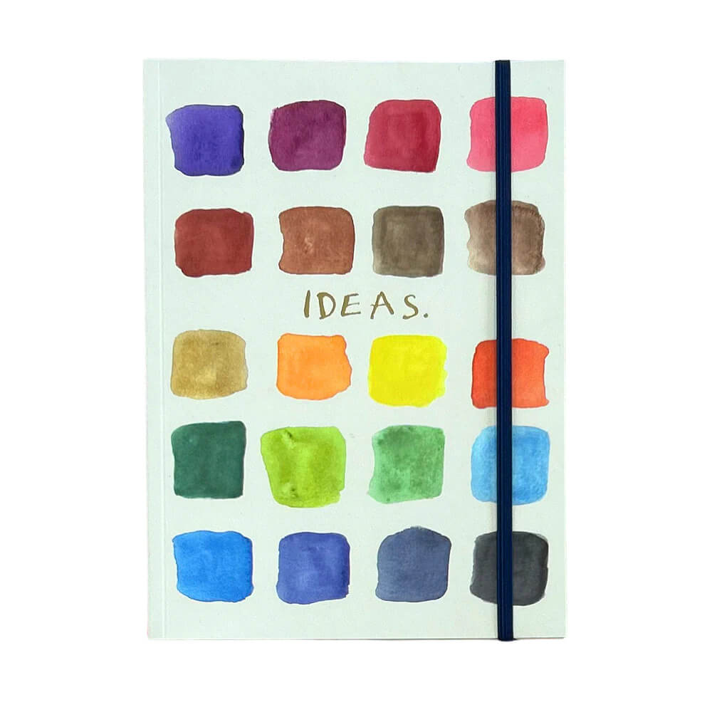 Poet and Painter 'Paint Swatches Ideas' Notebook A5